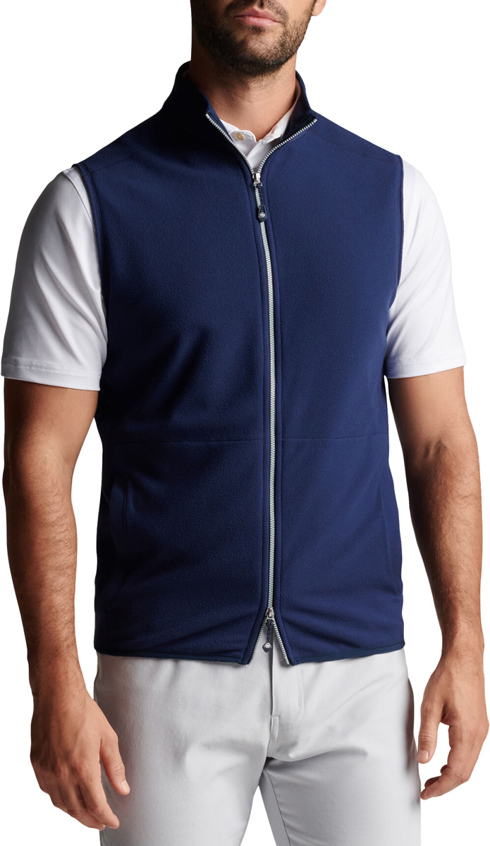 Peter Millar Thermal Flow Micro Fleece FullZip Golf Vests